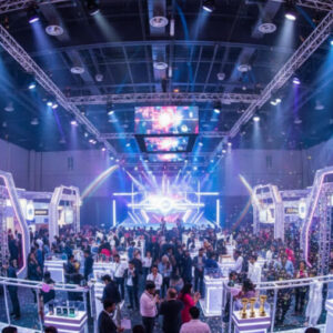 Highlights of India’s biggest exhibitions in 2025 featuring crowded venues, product launches, and engaging brand activations